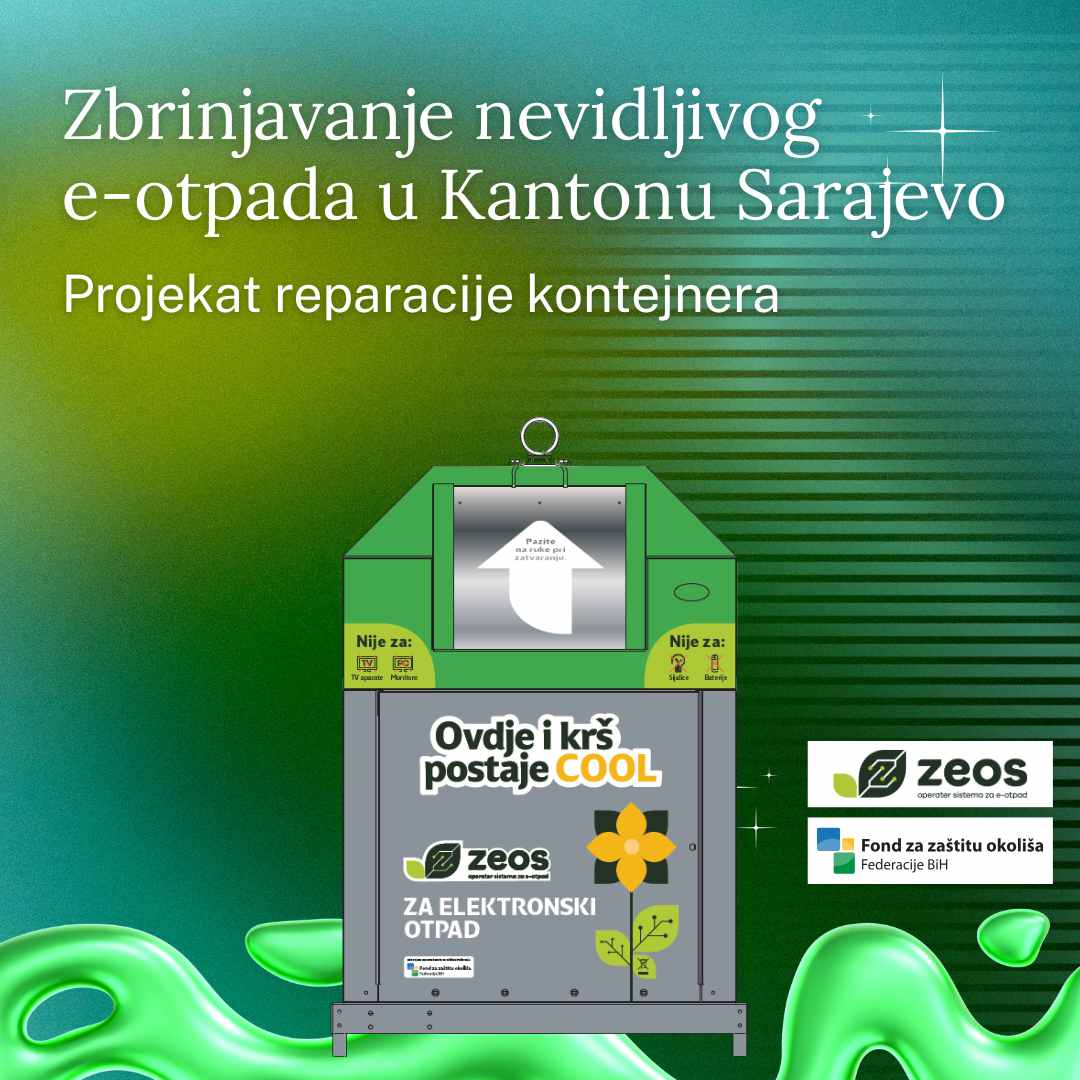 Projekat: Zbrinjavanje nevidljivog e-otpada u Kantonu Sarajevo