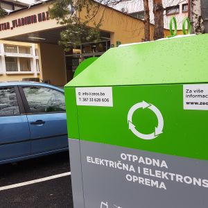Sređeni i čisti kontejneri za e-otpad u Općini Novo Sarajevo