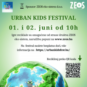 Igre reciklaže uz Urban Kids Festival