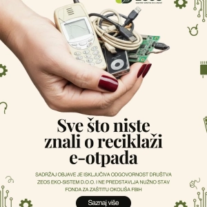 ZEOS eko-sistem pokreće projekat: Sve što niste znali o reciklaži e-otpada